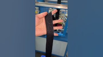 Elastic belt embossing logo machine for narrow fabrics