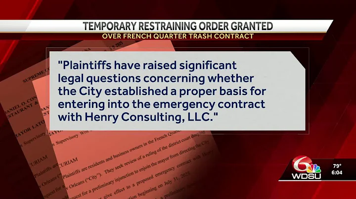 State Supreme Court blocks Henry Consulting from trash collection during emergency contract