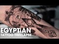 Single needle egyptian tattoo  timelapse  3rl