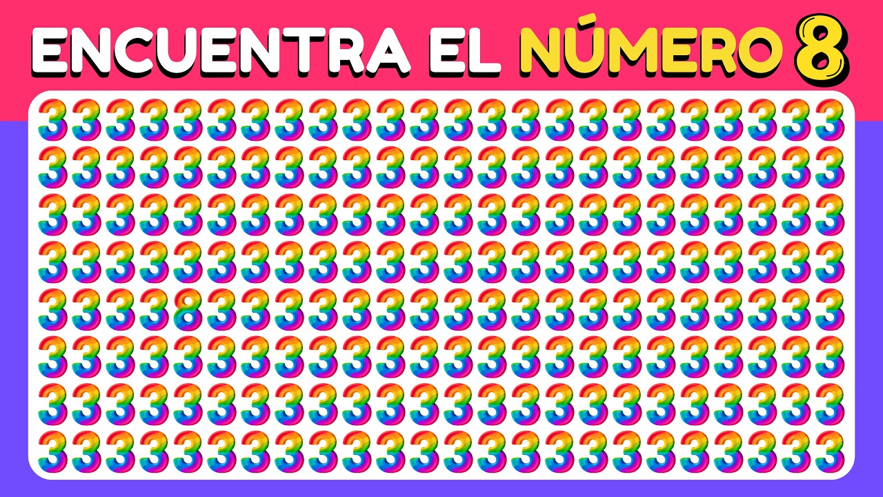 Encuentra El Raro - Números y Letras Edición 🔢🔠 Sólo el 1% puede pasar esta prueba