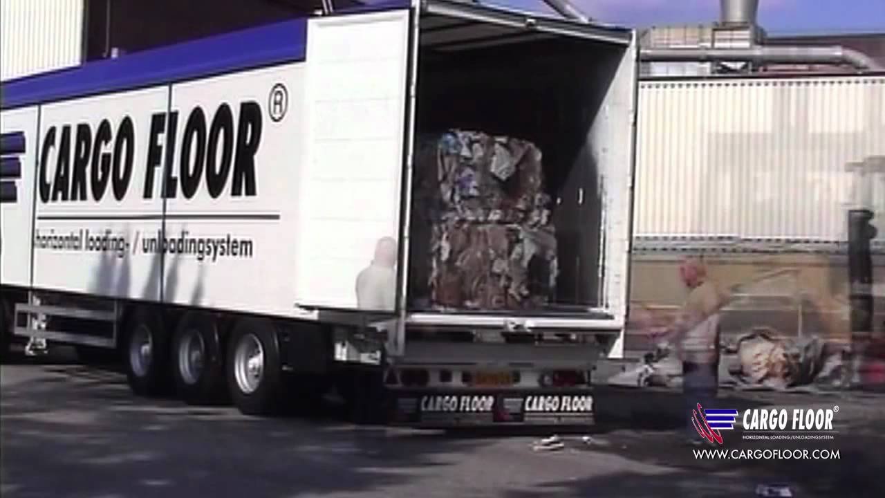 Cargo Floor Loading and Unloading System Mobile   Paper bales