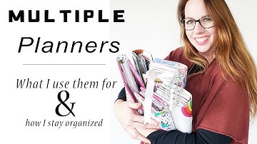 Multiple Planners | What I use them for and How I stay organized
