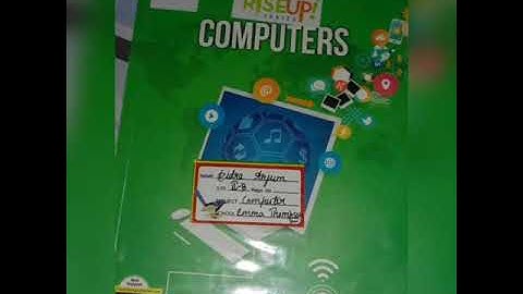 Computer for class 2 , Lesson 1, COMPUTER AN ELECTRONIC DEVICE