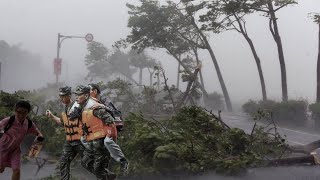 China can't hold! Hurricane-level winds blow roofs off, extreme weather in Jiangsu