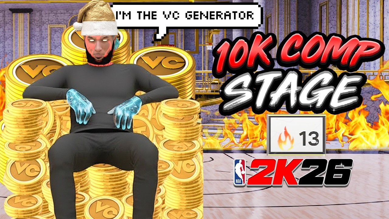 Я помог двум случайным подписчикам набрать 10 000 очков подряд на соревновательном этапе в NBA2K2...