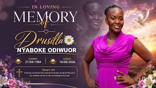In loving Memory of Drusilla Nyaboke Odiwuor