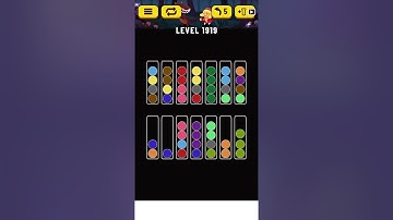 Ball Sort Puzzle - level 1919. Difficult. Tried more than 6 times.