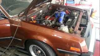 Mitsubishi Sapporo GSR Turbo dyno test run.mp4
