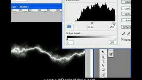 Tutorial on creating a Lightning effect in Photoshop