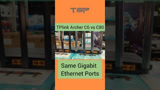 TPLink Archer C6 V3.20 vs TPLink Archer C80 Comparison #shorts