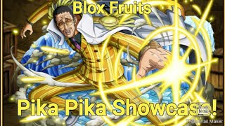 Pika/Light Rework Showcase in Blox Fruits! (V1) #plothh #ancientplothh