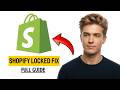 Why Your Shopify Account Is Locked (2026) 😱 + How to Unlock It Quickly !?