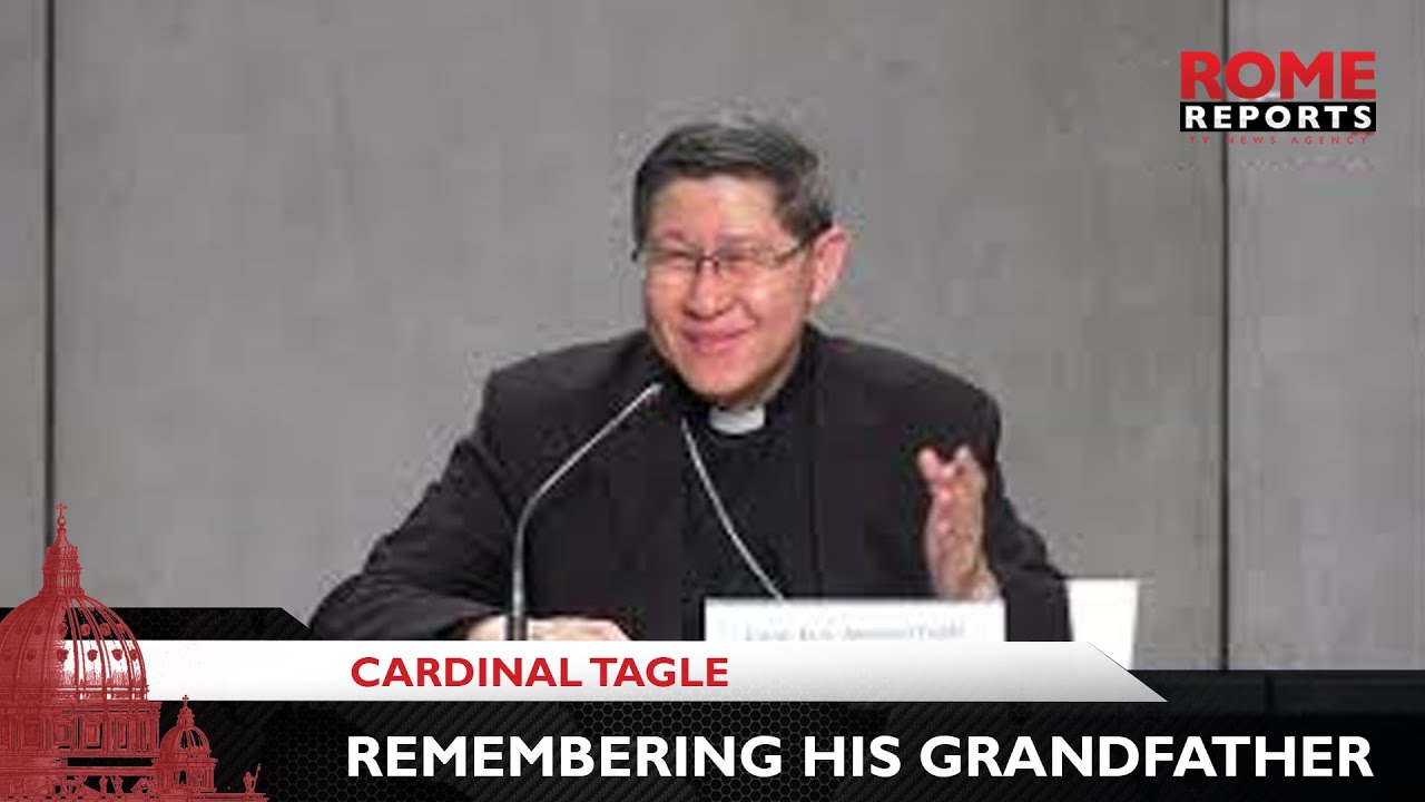 Cardinal Tagle moved to tears remembering grandfather at Vatican press conference
