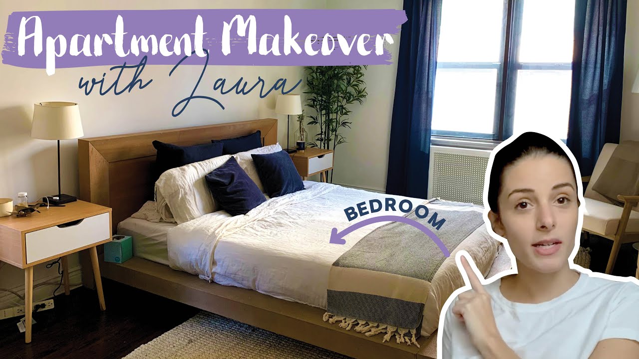 How I Rearranged My Bedroom Furniture I Apartment Makeover I HB YouTube