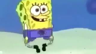 Spongebob on the beach