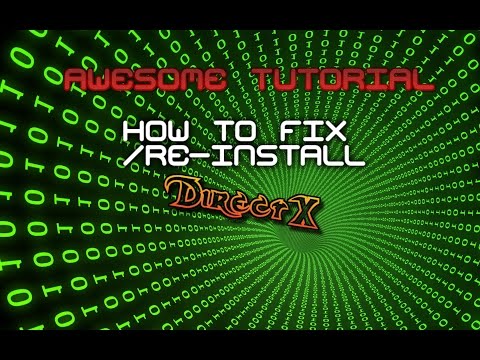 Video: DirectX Opnieuw Installeren Op Een Windows-computer