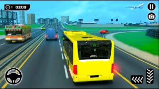 Modern Bus Drive 3D Parking new Games - Bus Games - Gameplay Walkthrough  (Android, iOS) screenshot 1
