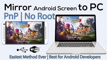 A Simple Way To Mirror your Android Screen to PC and Mac OS Without any Software | No Root |  Urdu