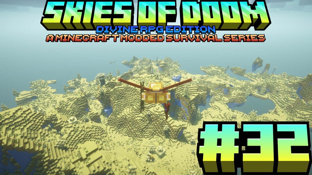 Minecraft Skies of Doom (E32): Experience Cori's/Wither Boss Fight