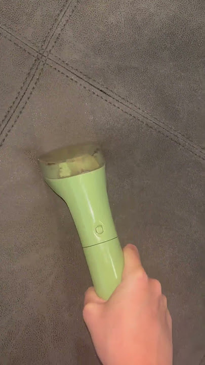 Couch cleaning with the little green machine #cleaningvideos #dirtywaterdump #greenmachine #cleanhom