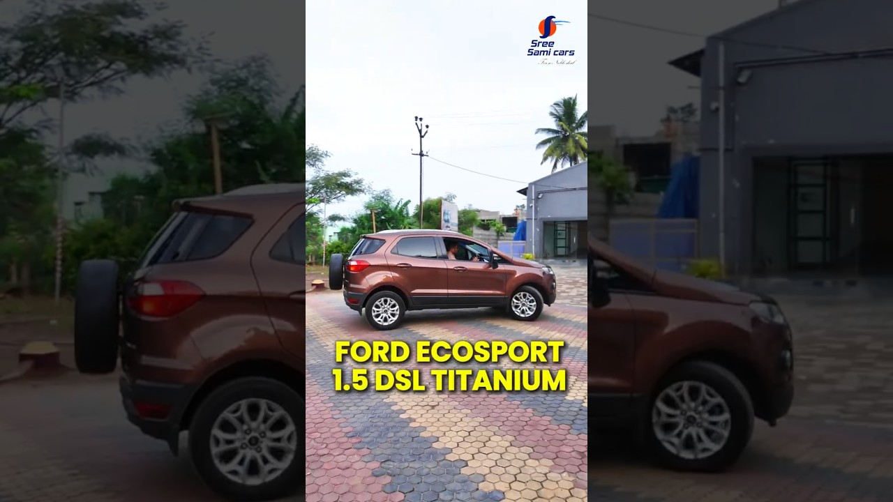 🚗 Ford EcoSport 1.5 DSL Titanium (2017) model for sale | Sree Sami Cars Coimbatore