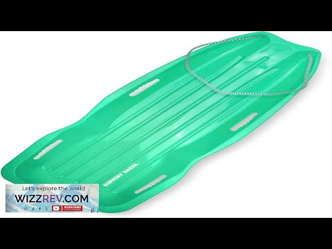 Slippery Racer Downhill Xtreme Toboggan Snow Sled Review