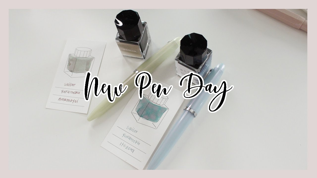 NEW PEN DAY | Sailor Profit Jr. Yurameku Amamoyoi and Itezora  | Ana Jolene