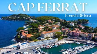 Walking tour 4K FRENCH RIVIERA TRAVEL, Saint Jean Cap Ferrat, SOUTH OF FRANCE