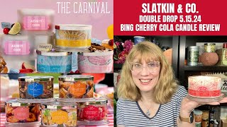 Slatkin & Co  Double Drop 5.15.24 - Bing Cherry Cola Candle Review