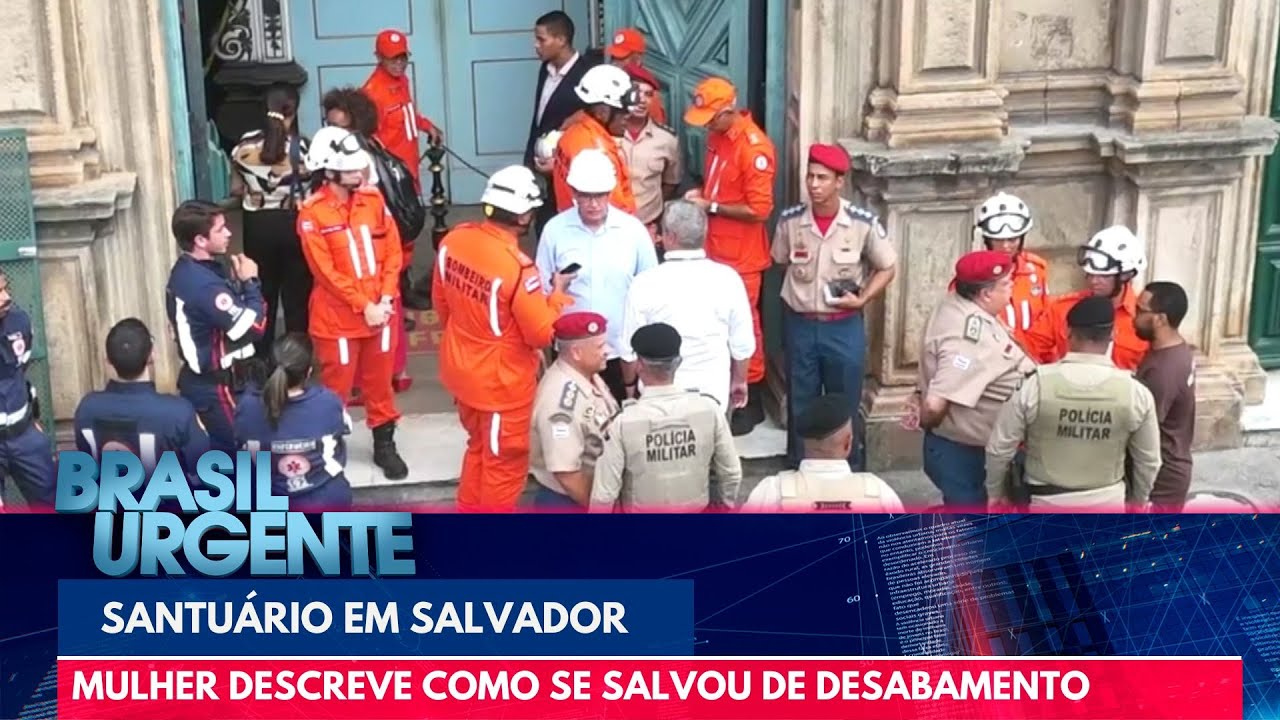 Guia turística descreve momento do desabamento de igreja em Salvador | Brasil Urgente
