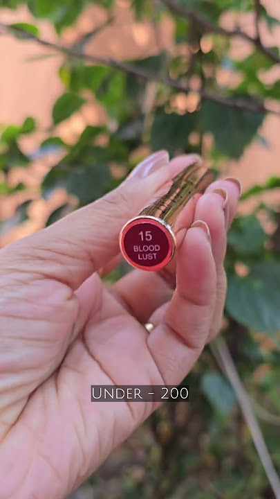 Insight Cosmetics 24 Hrs Non Transfer Matte Lipstick - BloodLust | 3gm