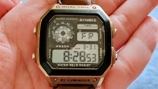 SYNOKE 9619 Watch Brown Leather - Unboxing SYNOKE 9619 Watch Brown Leather - Unboxing