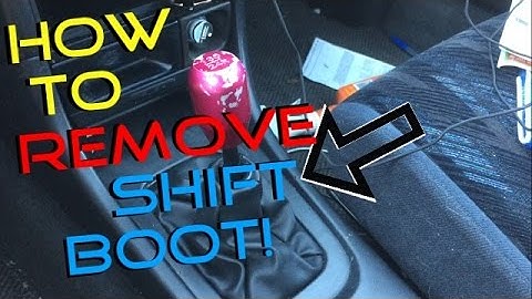 How To Remove Shift Boot On 1994-2001 Acura Integra!!