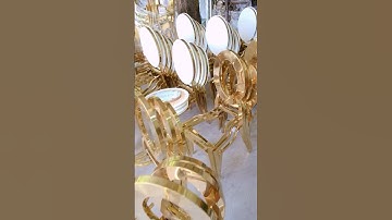 Khám Phá Mẫu Ghế Sự Kiện Tiệc Đám Cưới Mạ Vàng Louis Tuyệt Đẹp