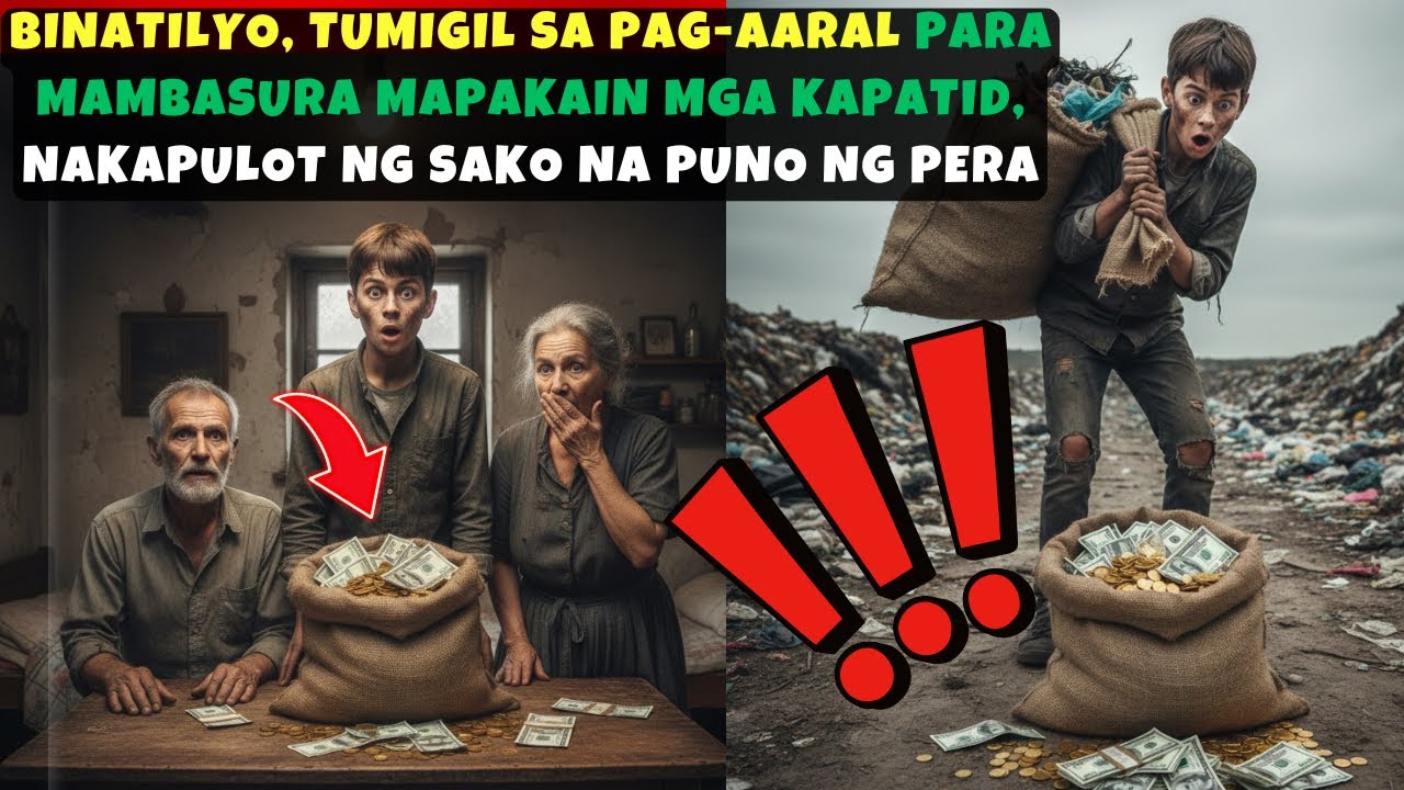 LALAKI, TUMIGIL SA PAG-AARAL, NAMASURA, NAKAPULOT NG SAKO NA PUNO NG PERA
