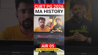 CUET PG 2026 History AIR 05 Amitabh bhatt #cuetpg2026 #thehistorika #cuetpg #missionadmission #jnu