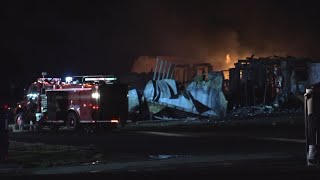 Evacuation order lifted, commercial fire in Akron under control