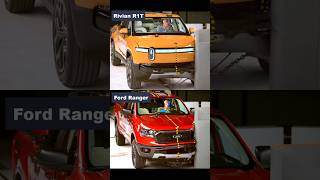 Ford Ranger Vs Rivian R1T Small Overlap Crash Test Who Wins?