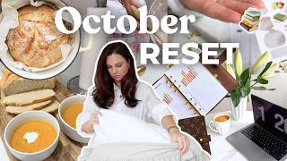 Setting Myself Up for a Successful October! Planning, Goals + Fall Routine | October RESET