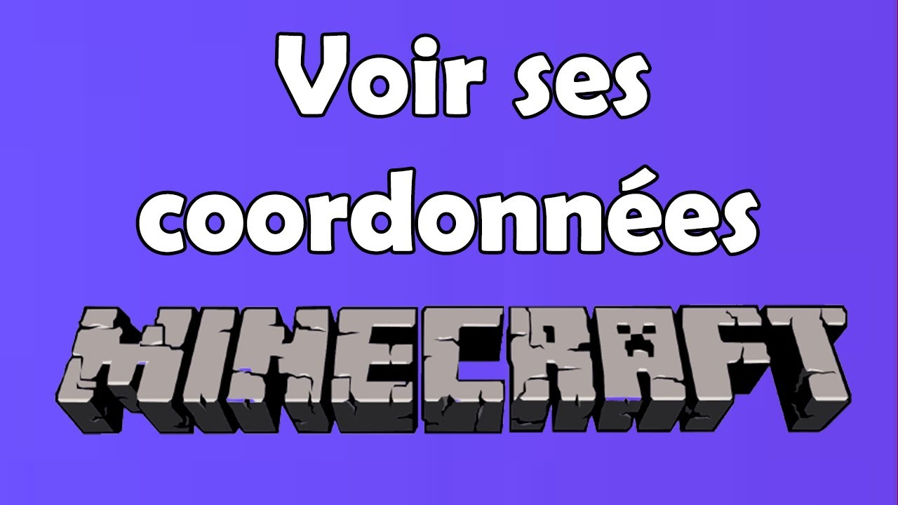 Comment voir ses coordonnées Minecraft PS4 - YouTube