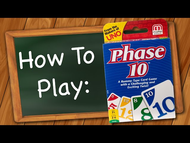 Phase 10 Game Rules & Instructions, How To Play Phase 10