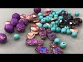 Czech Glass and Gemstone Chandelier Statement Necklace and Earring Tutorial!!