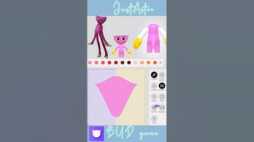 How to make kissy missy from poppy playtime chapter 3 ✨ @budcreate  #smilingcritters #kissymissy