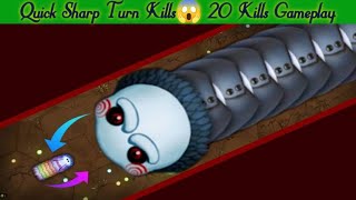 Little Big Snake|😱Quick Sharp Turn 20 Kills Gameplay. #littlebigsnake screenshot 4