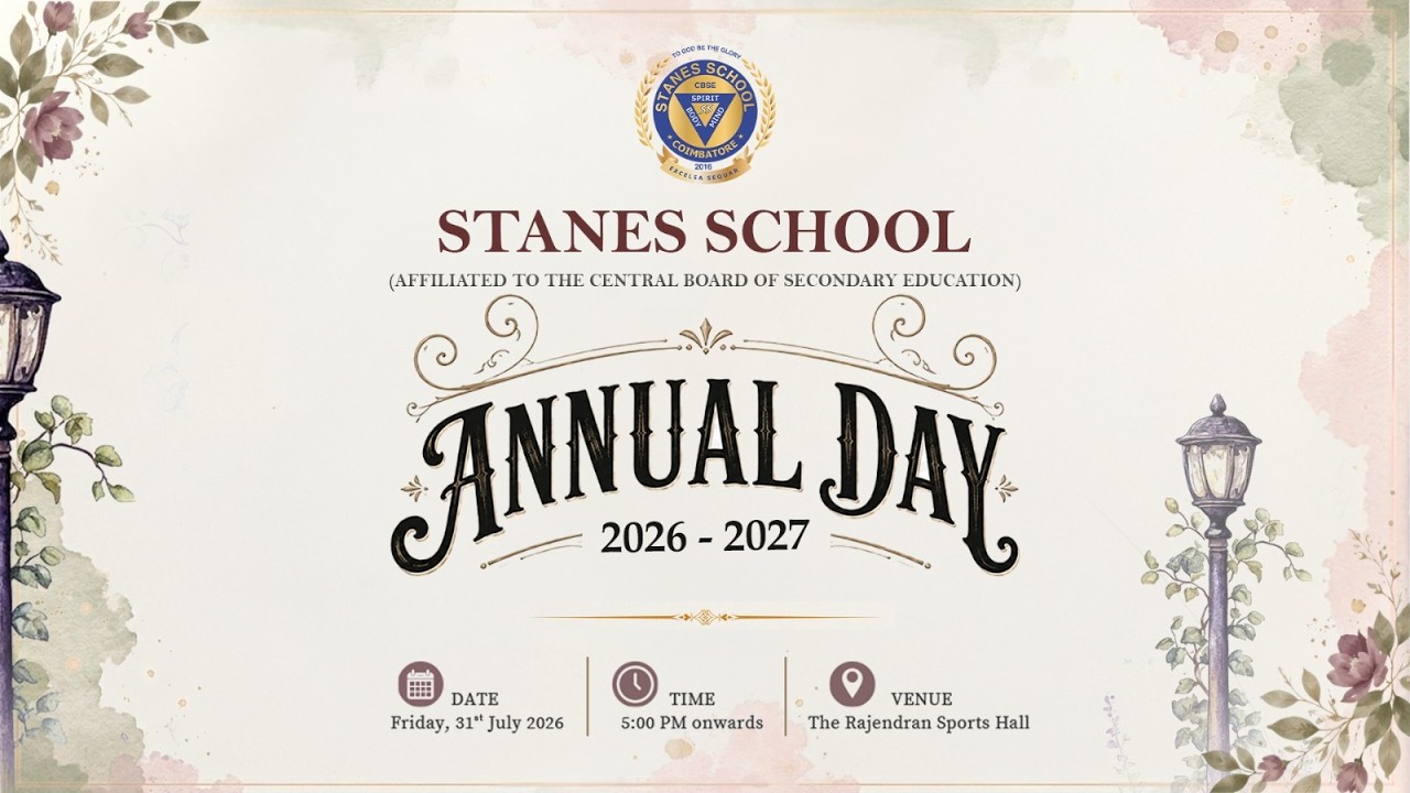 🔴 LIVE | STANES SCHOOL CBSE ANNUAL DAY CELEBRATIONS 2026