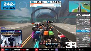 Zwift Live Stream - 3R Volcano KOM After Party