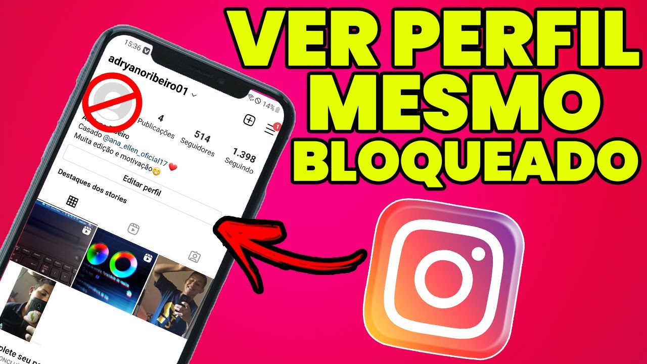 Como ver o perfil de alguém que me bloqueou no Instagram 2 - YouTube