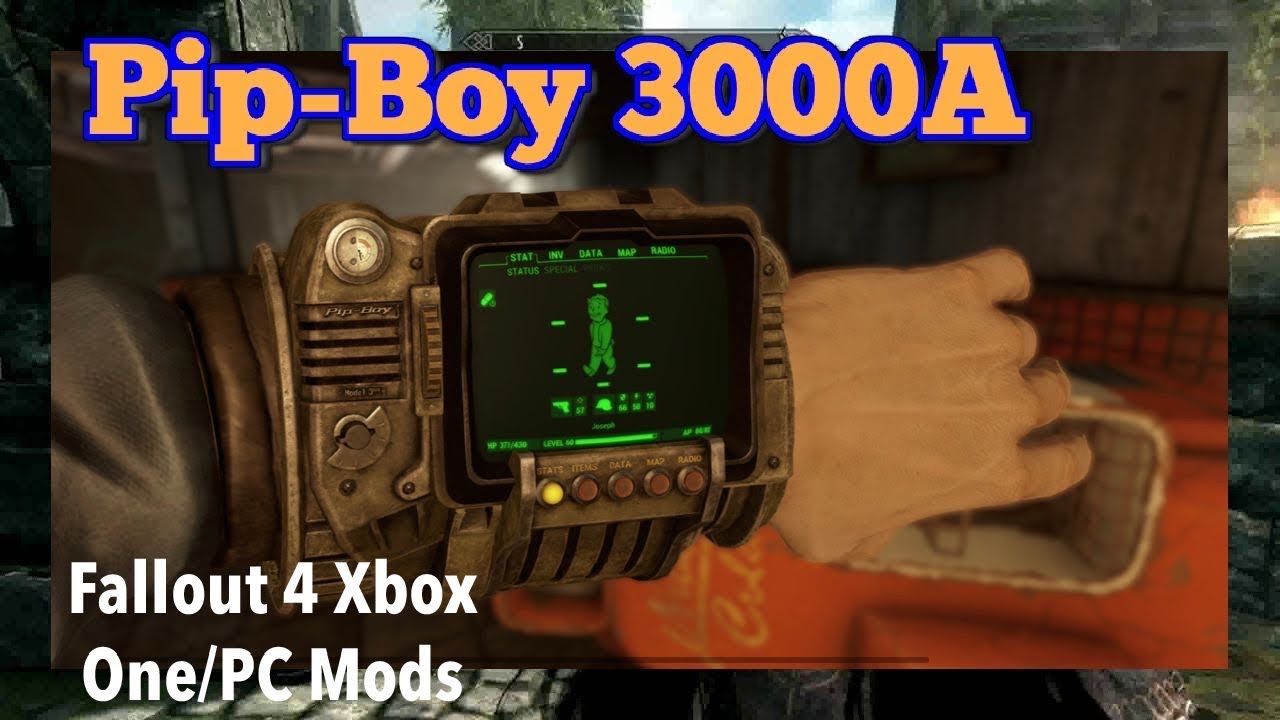 Pip-Boy 3000A Fallout 4 Xbox One/PC Mods - YouTube