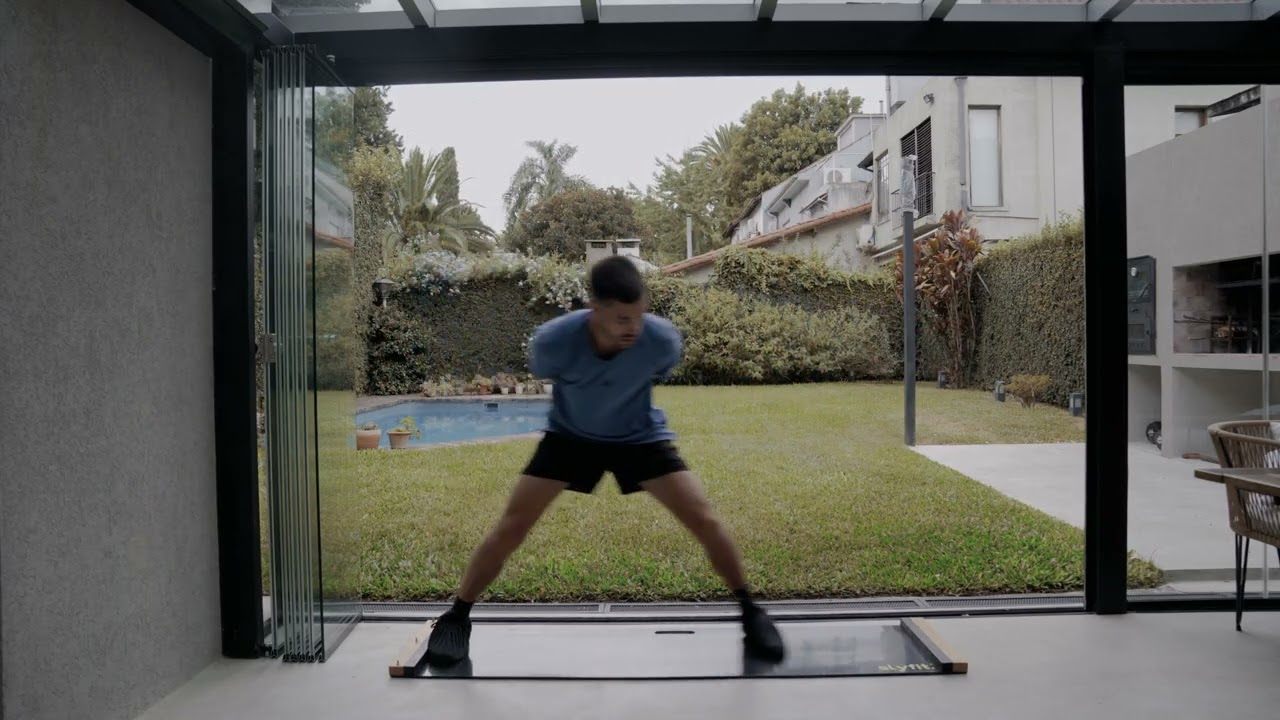 20-Minute Core & Cardio Workout on the Slide Board | Intermediate Level