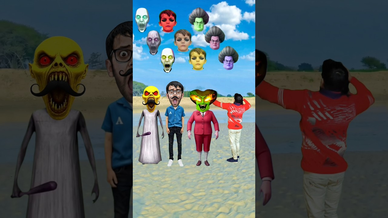 Scary Teacher 3D, Dancing Granny, Dancing Chhotu,&Me Correct Head Matching 